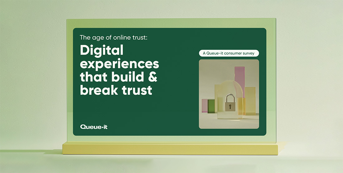 Age of Online Trust Queue-it survey cover
