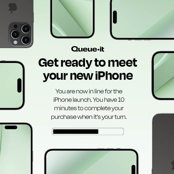 multiple floating iphones