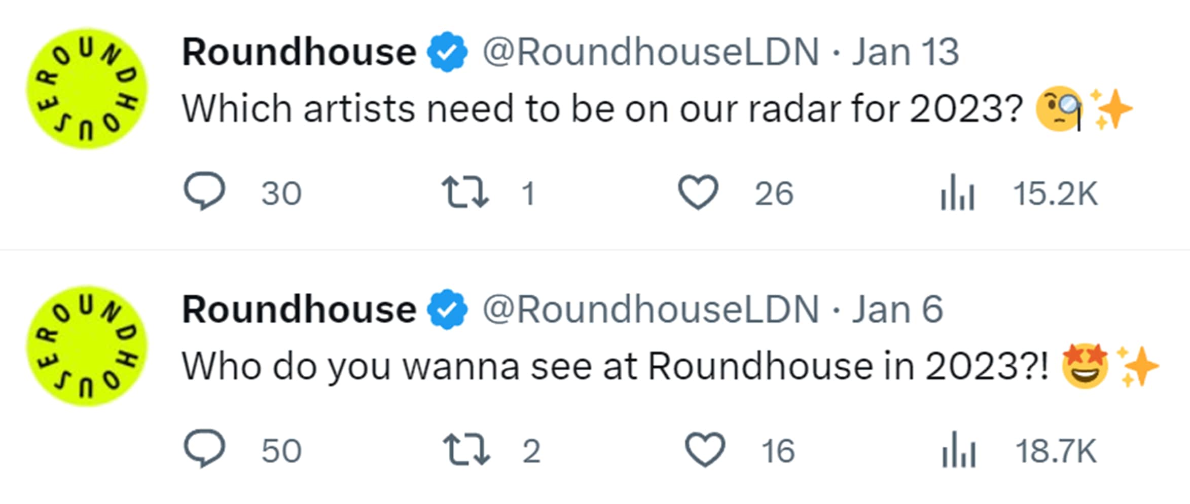 Roundhouse venue engaging fan community