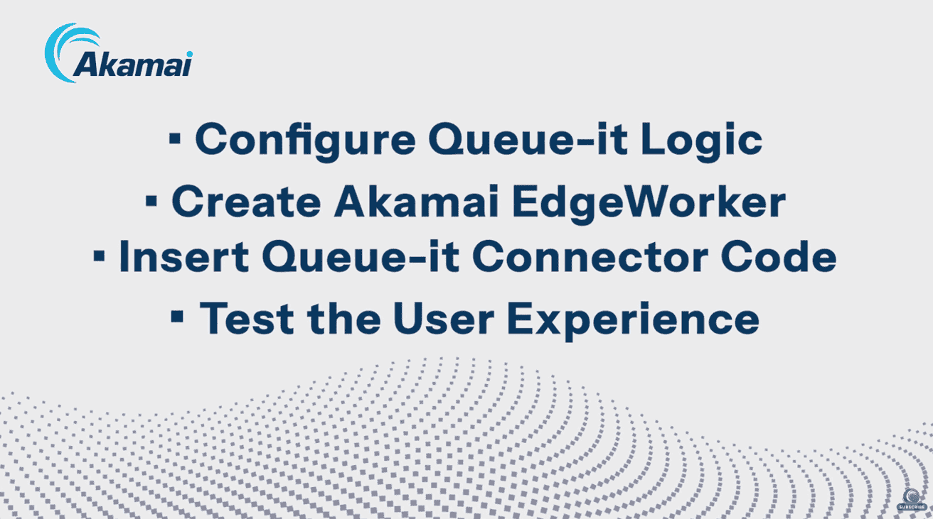 Video showing demo of integration with Queue-it & Akamai EdgeWorkers